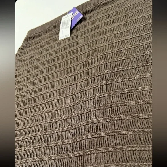 NWT Vivienne Tam Womens Petite PS S Urban Jungle Sweater Mini Skirt Earth Green - Picture 8 of 10